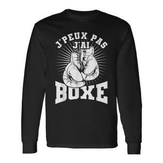 Boxeo Para Boxeador J'peux Pas J'ai Boxe Camiseta de manga larga - Regaloses
