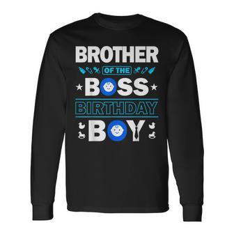 Brother Of The Birthday Boy Family Matching Party Long Sleeve T-Shirt - Thegiftio UK