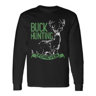 Buck Hunting Forever Deer Hunting 長袖Tシャツ - Kawaiitshirt