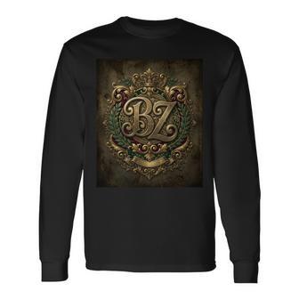 Bz イニシャル B Z 名前 名前 オノマティックス オノマトロジー 長袖tシャツ 長袖Tシャツ - Kawaiitshirt