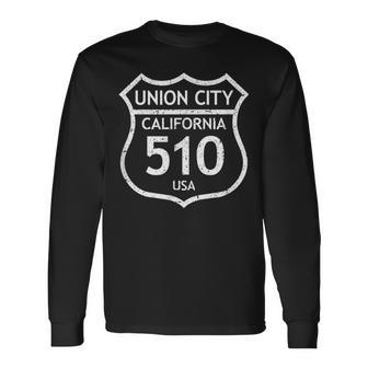 California Area Code 510 Union City Ca Hometate 長袖Tシャツ - Kawaiitshirt