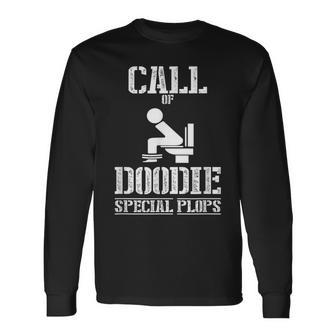 Call Of Doodiepecial Plops デューティーtシャツ 長袖Tシャツ - Kawaiitshirt