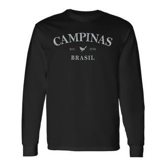 Campinas Brazil 長袖Tシャツ - Kawaiitshirt