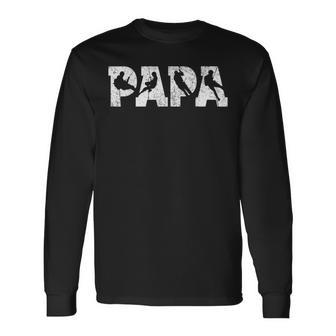 Canyoning Papa Canyoning Father's Day Vintage Long Sleeve T-Shirt - Thegiftio UK