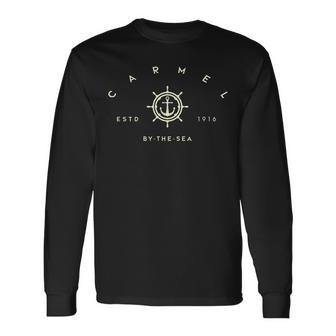Carmel By-Theea カリフォルニア カーメルバイザシーcaアンカー 長袖Tシャツ - Kawaiitshirt