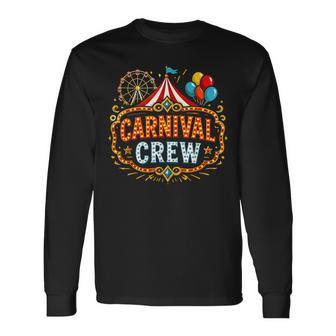 Carnival Crew Circus Ringmaster Long Sleeve T-Shirt - Thegiftio UK