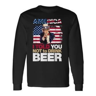 Cerveza Divertida Republicano Tíoam Camiseta de manga larga - Regaloses