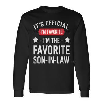 C’Est Officiel Jeuis Clairement Le Beau-Fils Préféré T-shirt à manches longues - Cadeauxyz