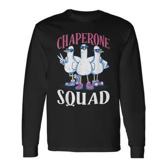 Chaperone Squad Event Guardians Leaders Long Sleeve T-Shirt - Thegiftio UK