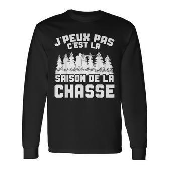 Chasseur Drôle C'est Laaison De La Chasse T-shirt à manches longues - Cadeauxyz