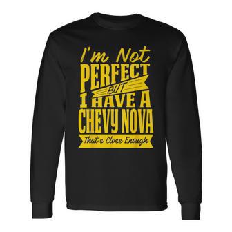 Chevy Novaとの完璧なデザイン 長袖Tシャツ - Kawaiitshirt