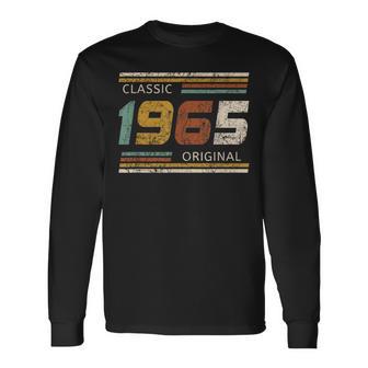 Classic 1965 Original 60 Year Old 60Th Birthday 長袖Tシャツ - Kawaiitshirt