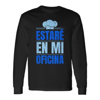 Cocinero De Cocina Estaré En Mi Oficina Cocinero Camiseta de manga larga - Regaloses