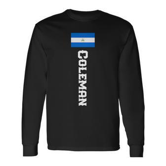 Colemanコールマン メンズ レディース キッズ 姓 ニカラグア シャツ 長袖Tシャツ - Kawaiitshirt