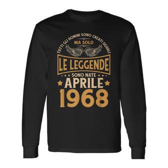 Compleanno Uomi Regalo Donna Le Leggende Aprile 1968 Maglietta a maniche lunghe - Novitaregali