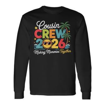 Cousin Crew 2026 Making Memories Summer Family Vacation Kids Long Sleeve T-Shirt - Thegiftio UK