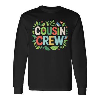 Cousin Crew Adults Kids Matching Cousin Giving Long Sleeve T-Shirt - Thegiftio UK