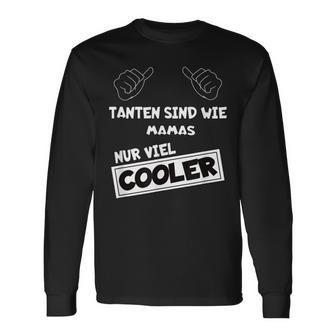 Damen Ich Werde Tante Werdende Tante Nichtepruch Langarmshirts - Seseable
