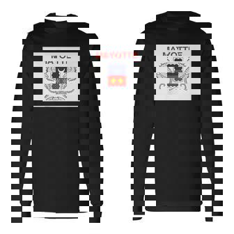 Drapeau De Mayotte Belle Idee Cadeauouvenir T-shirt à manches longues - Cadeauxyz