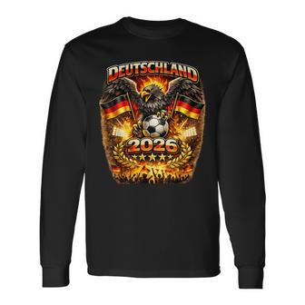 Deutschland Für Fußball Wm Em Fan Trikot Deutschland Langarmshirts - Seseable