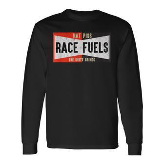 Dirty Gringo Rat Piss Race Fuel ホットロッド レトロ ロカビリー ヒップ 長袖Tシャツ - Kawaiitshirt