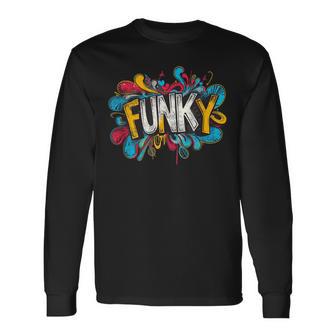 Disfraz Funky Multicolor Camiseta de manga larga - Regaloses