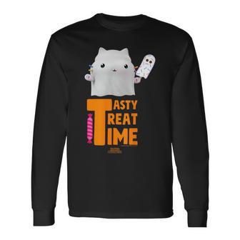 Dreamworks ギャビーのドールハウス Cakey Tasty Treat Time Ghost 長袖Tシャツ - Kawaiitshirt
