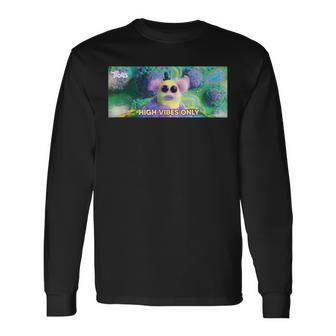 Dreamworks トロールズ Mr Dinkles Highibes Only 長袖Tシャツ - Kawaiitshirt