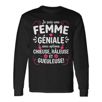 Drôle Chiante Idée Petite Amie Copine Râleuse Chieuse T-shirt à manches longues - Cadeauxyz