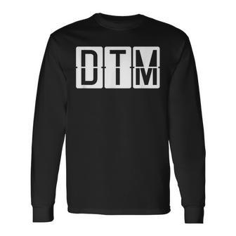 Dtmドルトムント空港コード 空港&旅行 長袖Tシャツ - Kawaiitshirt