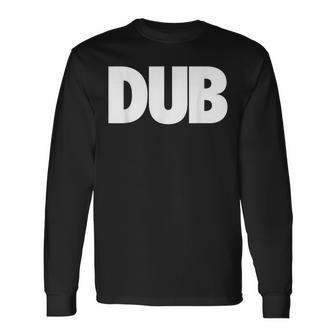 Dub Reggae Music ビニールレコード カーニバルフェスティバル ギフト 長袖Tシャツ - Kawaiitshirt