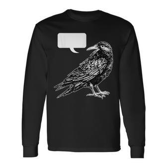Edgar Allan Poe Nevermore Open To Interpretation Raven シャツ 長袖Tシャツ - Kawaiitshirt