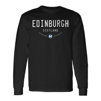 Edinburghcotland United Kingdom Uk 長袖Tシャツ - Kawaiitshirt