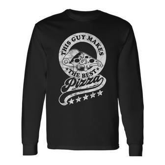 Este Tío Hace El Mejor Pizzero Pizzamaker Pizzaiolo Camiseta de manga larga - Regaloses