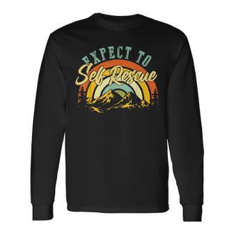 Expect Toelf Rescues レトロヴィンテージシャツギフト 長袖Tシャツ - Kawaiitshirt