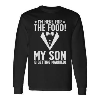 Father Of The Groom Groom's Dad Of The Groom Dad Long Sleeve T-Shirt - Thegiftio UK