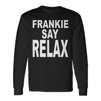 Frankieay Relax レトロ ヴィンテージ 長袖Tシャツ - Kawaiitshirt