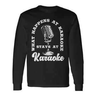 Music Lover カラオケシンガー 長袖Tシャツ - Kawaiitshirt