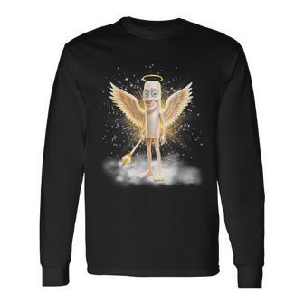 Graphic Tung Tung God Sahur Brainrot Meme Long Sleeve T-Shirt - Thegiftio UK