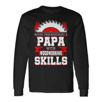Woodworking Men's Black Cotton Polyester Blend Classic Fit Crew Neck Short Sleeve Small Father's Day Woodworking Graphic Long Sleeve T-Shirt - Thegiftio UK