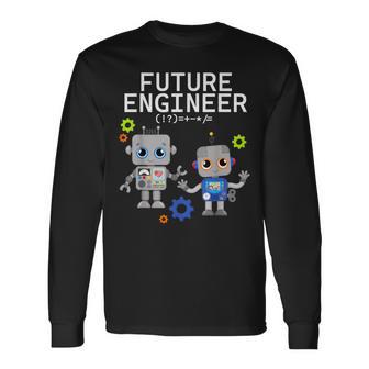 Future Engineer Costume Robot Robótica Adultos Y Niños Camiseta de manga larga - Regaloses