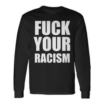 F人種差別、人種差別、Str8evil 長袖Tシャツ - Kawaiitshirt