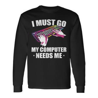 Gamer Pcゲーム プログラマー It開発 長袖Tシャツ - Kawaiitshirt