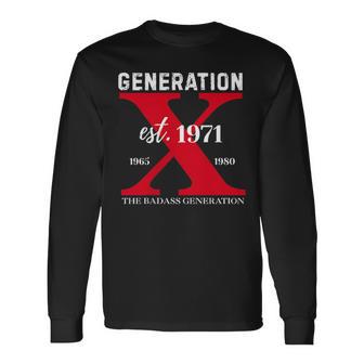Gen X 1971 Bevor Du Geboren Wurdest Warissie Totenkopf Langarmshirts - Seseable