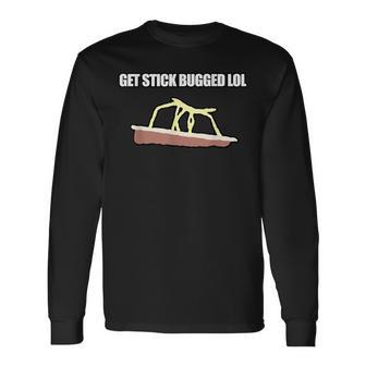 Gettick Bug Lol ファニーミーム 長袖Tシャツ - Kawaiitshirt