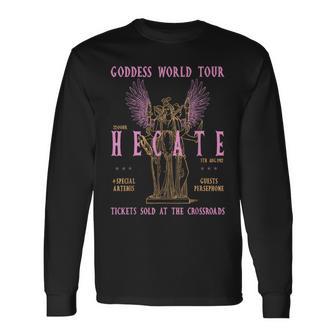 Goddess World Tour Hecate Fans Mythical Vibe Festival Long Sleeve T-Shirt - Monsterry