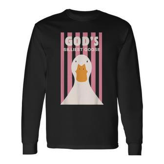 God's Silliest Goose Long Sleeve T-Shirt - Thegiftio UK