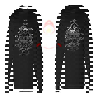 Gorilla Workout Angrytrongcaryilverback Gorilla Gym 長袖Tシャツ - Kawaiitshirt