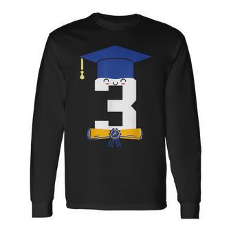 Graduación Preescolar Para Niños Y Niñas De 3 Años Camiseta de manga larga - Regaloses