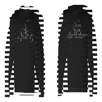 Grandpa & Grandson Heartbeat Partner Look Grandchild & Grandfather 長袖Tシャツ - Kawaiitshirt